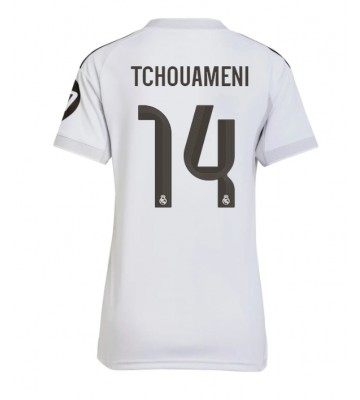 Real Madrid Aurelien Tchouameni #14 Hjemmebanetrøje Dame 2025-26 Kortærmet